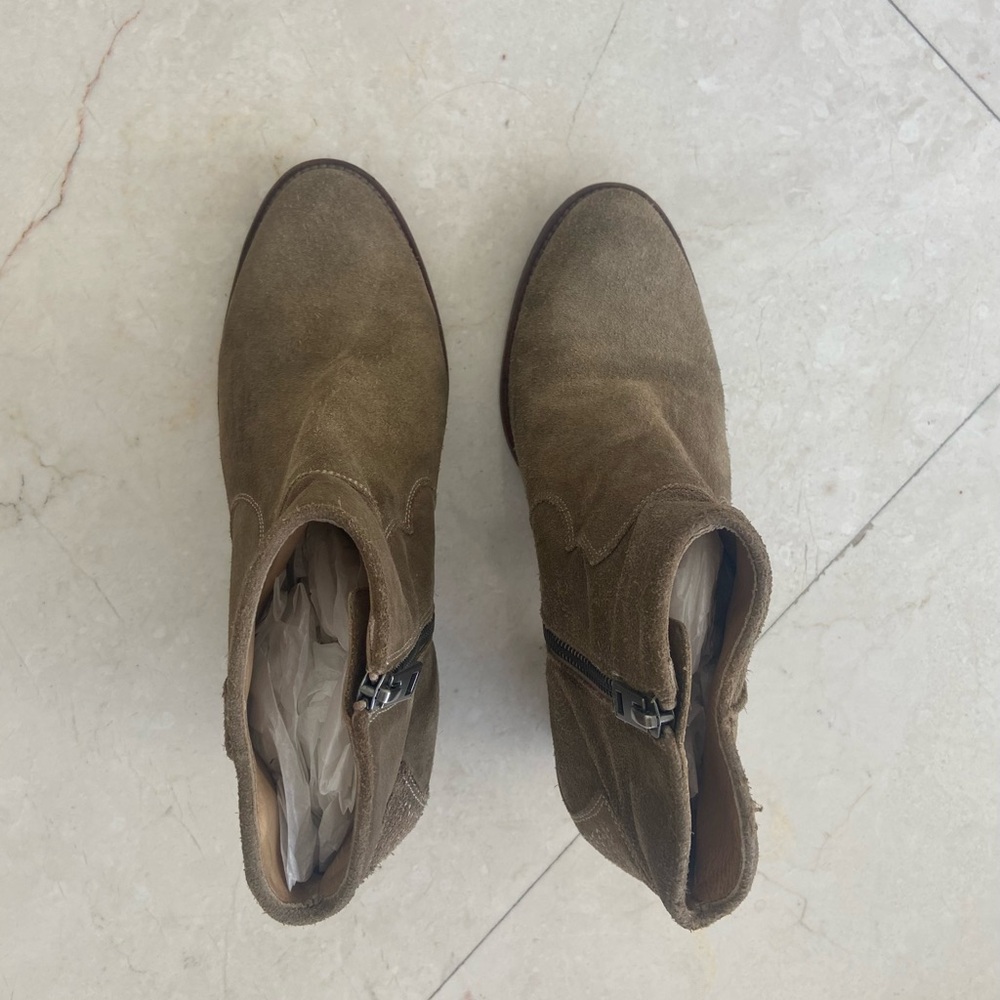 Zadig & Voltaire Suede Taupe Booties size 39/9 - Picture 5 of 5